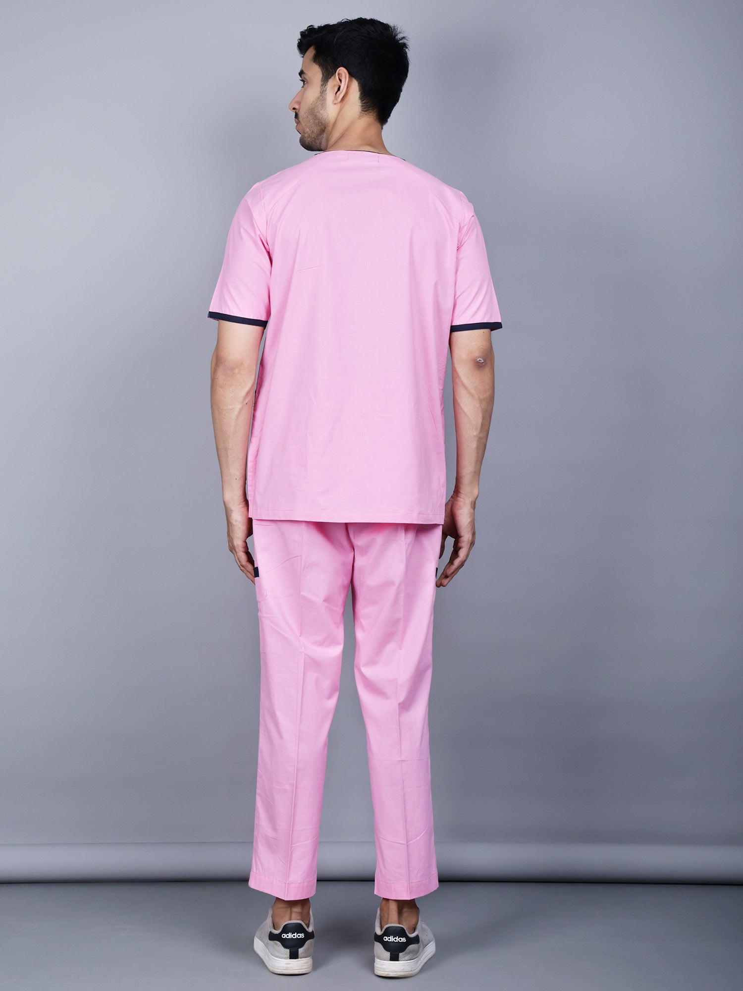 Medical Unisex Overlap V-Neck (Pink) Active Scrub