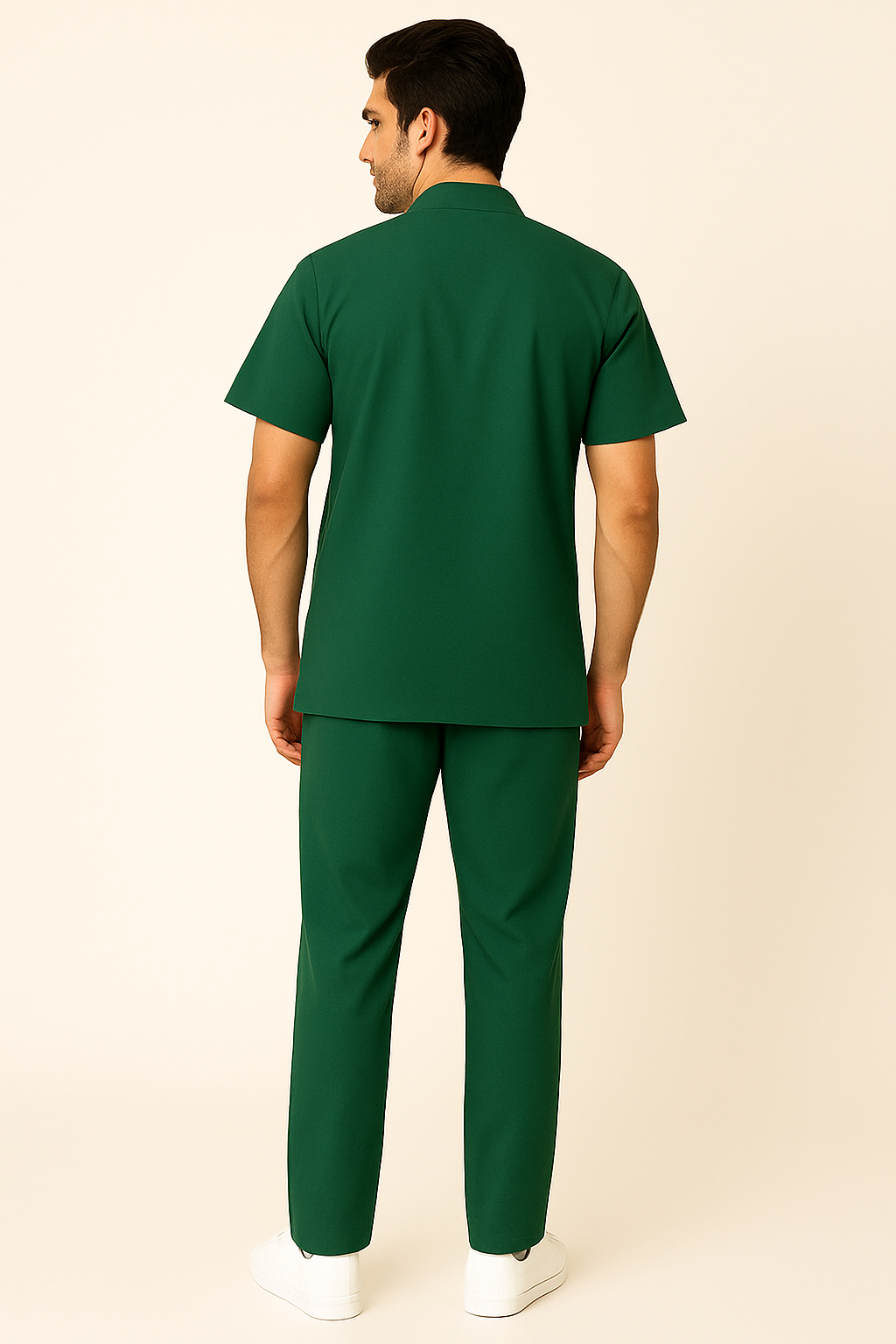 PRESTIGE 4 POCKET MANDARIN (GREEN) MEN SCRUB