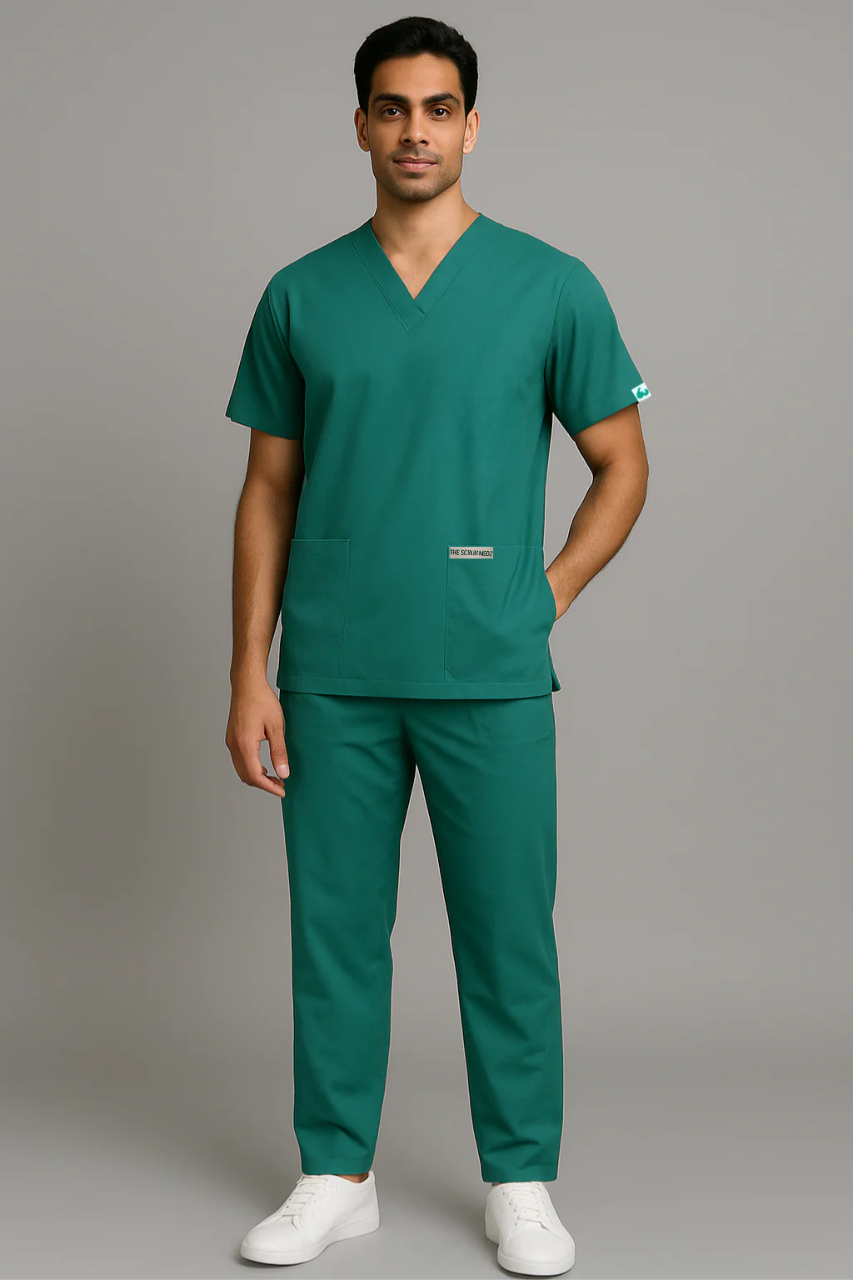 PRESTIGE 4 POCKET V NECK (LIGHT GREEN) ACTIVE SCRUB